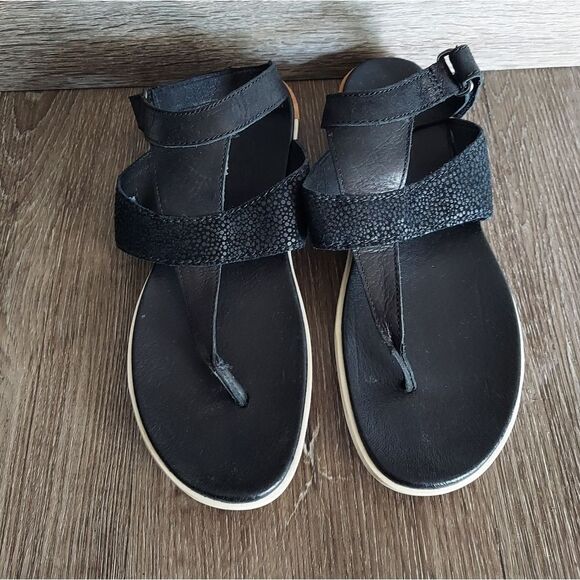 Sorel Torpeda Ankle Strap Sandal Black Size 9.5 - Picture 2 of 8
